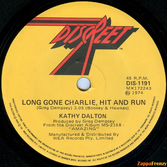 Long Gone Charlie, Hit And Run